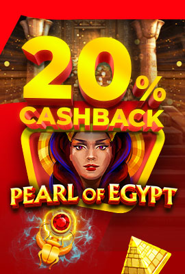 20% Cashback Pearl of Egypt Kingdom