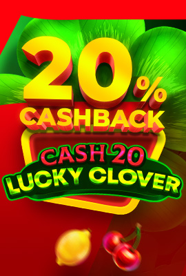 20% Cashback Cash 20 Lucky Clover